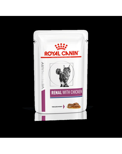 ROYAL CANIN Veterinary Diet Cat Renal Chicken 12x85 g