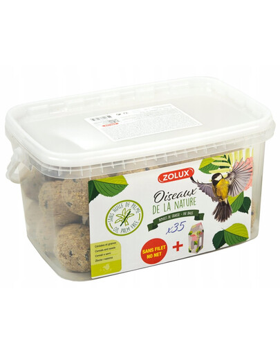 ZOLUX tukové guľky, vedro 35 x 90 g