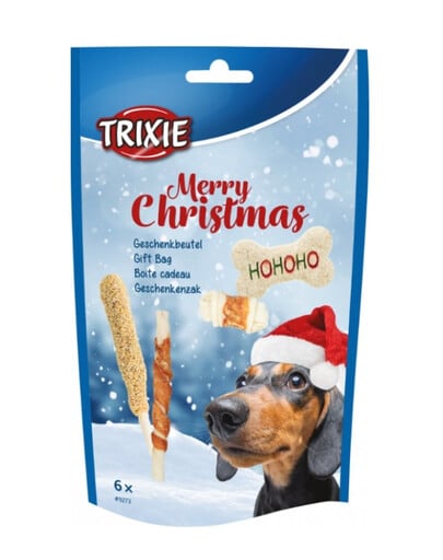 TRIXIE vianočný darček pre psa, 6 ks / 156 g