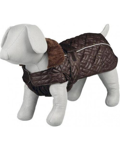 TRIXIE Zimná bunda Rouen , XS: 30 cm, hnedá