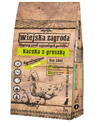WIEJSKA ZAGRODA Kačica s hruškou kapsička pre veľké plemená psov