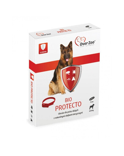 OVER ZOO Ochranný obojok Bio Protecto Plus 75 cm pre veľkého psa