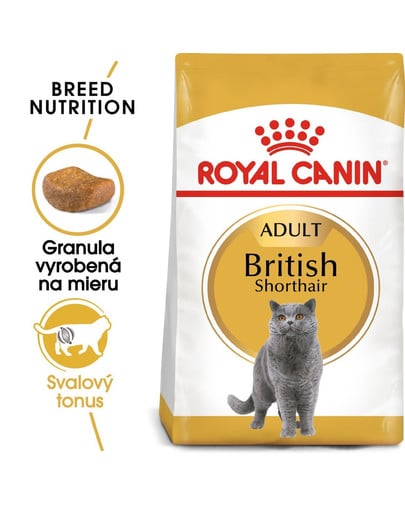 E-shop ROYAL CANIN British Shorthair Adult 2 x 10 kg granuly pre britské krátkosrsté mačky