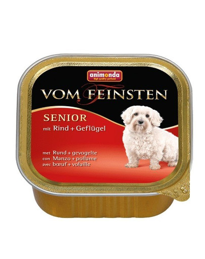 ANIMONDA Vom Feinsten Senior hovädzie a hydina 5 x 150 g