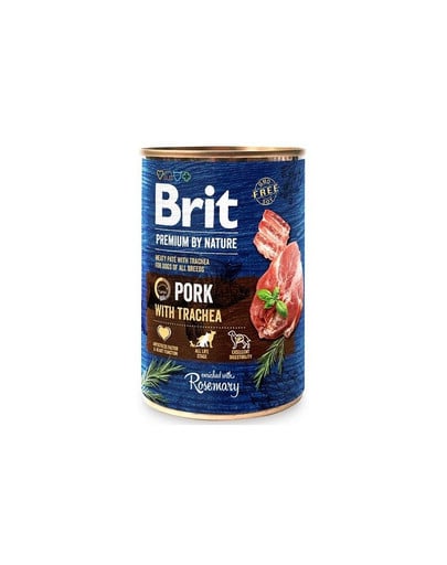 BRIT Premium by Nature Pork&Trachea  6 x 400 g