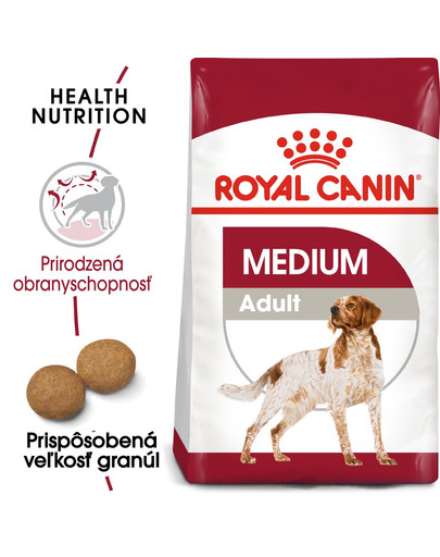 ROYAL CANIN Medium Adult 2 x 15 kg granule pre dospelých psov strednej rasy
