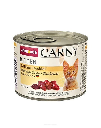 ANIMONDA Carny  Kitten Koktajl hydinový v konzerve 200 g