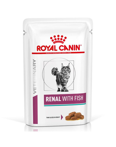 ROYAL CANIN Veterinary Diet Cat Renal Tuna Pouch 24 x 85 g