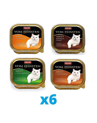 ANIMONDA Vom Feinsten mix príchutí 24 x 100 g