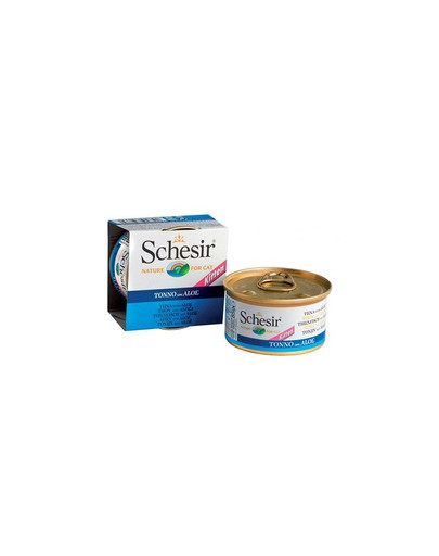 SCHESIR Konzerva tuniak s aloe vera pre mačiatka 85 g