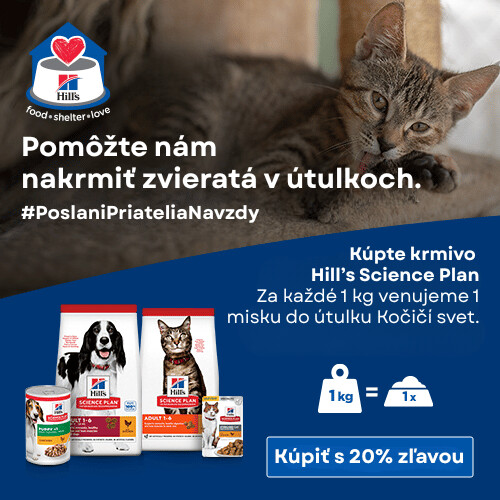 Akcia HILL'S - Zľava 20% na vybrané produkty