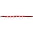 HUNTER Swiss kožený obojok S-M (47) 38-43,5 / 3 cm červená farba