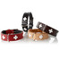 HUNTER Swiss kožený obojok veľkosť L-XL (70) 56-63,5 / 3,9 cm červený