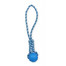 PET NOVA DOG LIFE STYLE Lopta  s lanom, 40 cm, modrá,  mätová vôňa