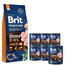BRIT Premium By Nature Senior Small Medium S+M 15 kg + 6 x 800 g BRIT kuracie