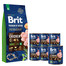 BRIT Premium By Nature Adult Extra Large XL 15 kg + BRIT kuracie v konzerve  6 x 800 g