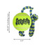 KONG SqueakAir Ball with rope M lopta tenisová s lankom