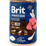 BRIT Premium by Nature Paštéta pre psov z hovädzieho mäsa a vnútorností 6 x 400 g