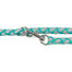 TRIXIE Cavo Reflect Reflexné nastaviteľné vodítko pre psa, Sea Blue S - M: 2,00 m / o 18 mm
