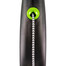 FLEXI Vodítko Black Design XS lanko 3 m zelené