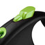 FLEXI Vodítko Black Design XS lanko 3 m zelené