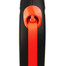FLEXI Vodítko New Neon M pásik 5 m oranžové
