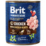 BRIT Premium by Nature Paštéta pre psov z bravčového mäsa 24 x 400 g