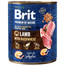 BRIT Premium by Nature Paštéta pre psov z bravčového mäsa 24 x 400 g