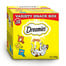 DREAMIES Variety Snack Box maškrty pre mačky s príchuťou kuracieho mäsa, syra a lososa 720 g