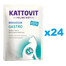 KATTOVIT Feline Diet Gastro Kačacie s ryžou 24 x 85 g