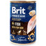BRIT Premium by Nature Paštéta pre psov z rýb a rybej kože 24 x 400 g