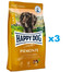 HAPPY DOG Supreme piemonte - kačacie, gaštany a ryby 3 x 10 kg