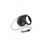 FLEXI Vodítko Black Design XS lanko 3 m modré