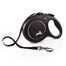 FLEXI Vodítko automatické New Classic L Pásik 8 m Black