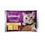 WHISKAS Pure Delight Hydinové pochúťky s kuracím a morčacím mäsom 4x85g