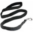PET NOVA Vodítko BUNGEE 120-180cm/2.5 cm čierné