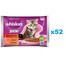 WHISKAS Junior kapsičky Classic Meals v omáčke s hovädzím a kuracím mäsom 52x85g