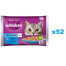 WHISKAS kapsičky pre mačky v želé s lososom, tuniakom 52x85g