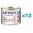 KATTOVIT Feline Diet Niere/Renal s kuracím 12 x 185 g