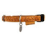 ZOLUX Obojok regulovateľný mac leather 10 mm žltý