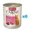 ANIMONDA Carny Adult hovädzie, morčacie s krevetami 6 x 800 g