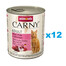 ANIMONDA Carny Adult hovädzie, morčacie a krevety 12 x 800 g