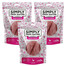 SIMPLY FROM NATURE Meat Strips Husacie stripsy pre psov 3x80 g