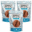 SIMPLY FROM NATURE Meat Strips Králičie stripsy s mrkvou pre psov 3x80 g