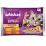 WHISKAS Tasty Mix Krémové variácie s kuracím, jahňacím a morčacím mäsom v omáčke 4x85g