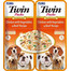 INABA Dog Twin Kuracie mäso, zelenina a hovädzie mäso vo vývare pre psov 2x40 g