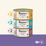 APPLAWS  Cat Tin Multipack Kitten Selection Krmivo pre mačiatka mix príchutí s rybami a kuracím mäsom 6 x 70 g