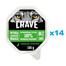 CRAVE Placky na psej tácke s jahňacím a hovädzím mäsom 14x150g