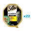 SHEBA Classics 22×85g Kompletné krmivo pre dospelé mačky s kačacím a kuracím mäsom