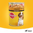 PEDIGREE Konzerva s kuracím a mrkvou v želé 400g